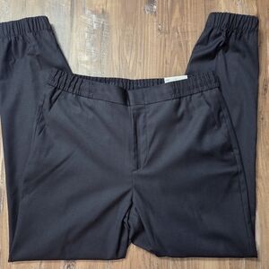 APT 9 Black Dress Jogger Pants Slim Fit Elastic Waist Size M NWT